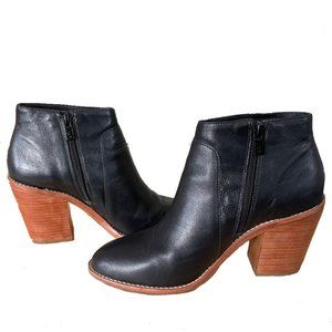 LOEFFLER RANDALL Ella Stacked Heel Ankle Bootie